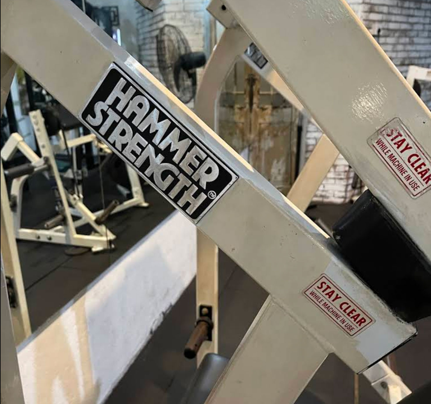 Strength training area at BBK Gym with machines and free weights