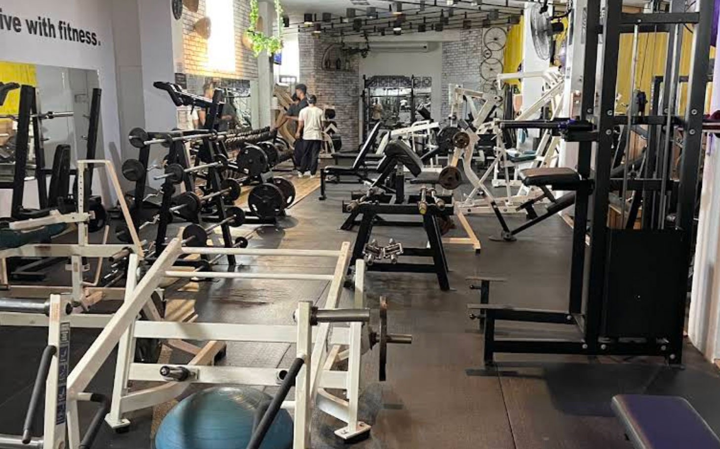 Close-up of BBK Gym equipment detail